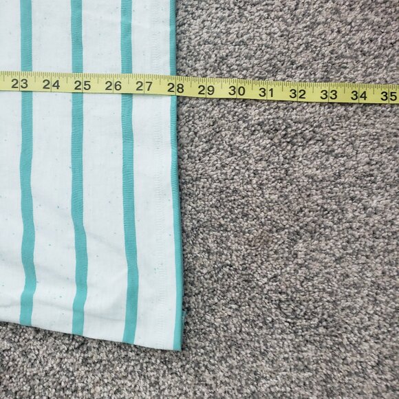 ***Women’s Talbots Plus Size 3X P Green  Striped Cotton Blend Blouse*** - Picture 7 of 9